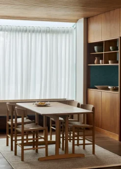 Silla J39, Roble aceitado - trenzado natural