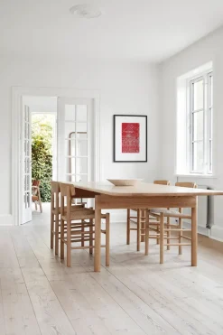 Silla J39, Roble claro aceitado - trenzado natural