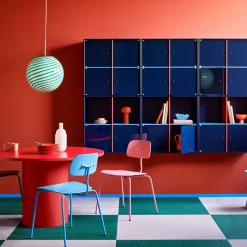 Silla Kevi 2060, Rhubarb-estructura lacada-fresno teñido