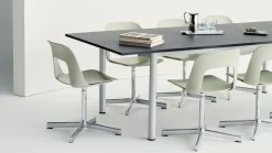 Silla Layout Chair 131, Pastel green-aluminio pulido