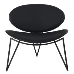 Silla lounge Semper, Black-black