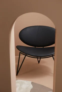 Silla lounge Semper, Black-black