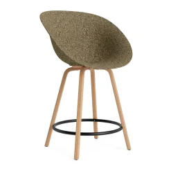 Silla Mat Bar Armchair 65 cm, Seaweed-beech-black steel