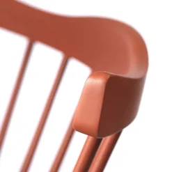 Silla mecedora J52G, Rojo ladrillo