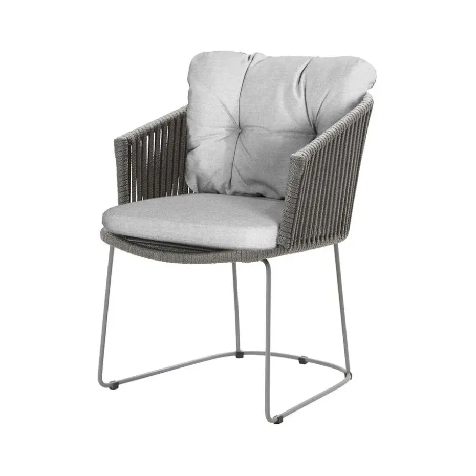 Silla Moments, Cane-Line Natté dark grey-Cane-Line soft rope