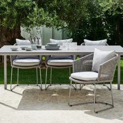 Silla Moments, Cane-Line Natté dark grey-Cane-Line soft rope