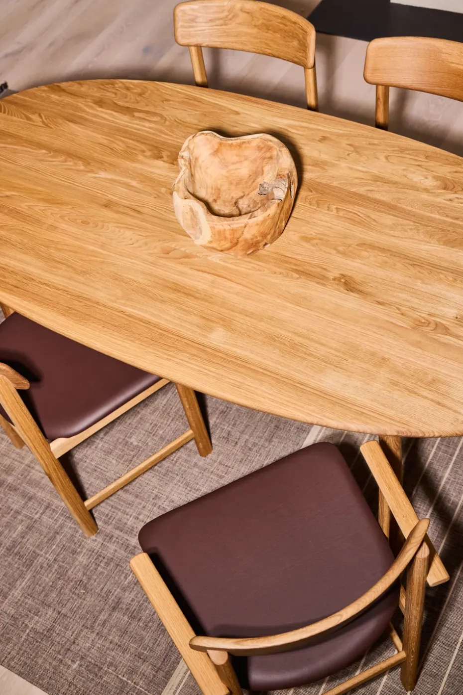 Silla Pal, Roble natural aceitado-Elmosoft 93129