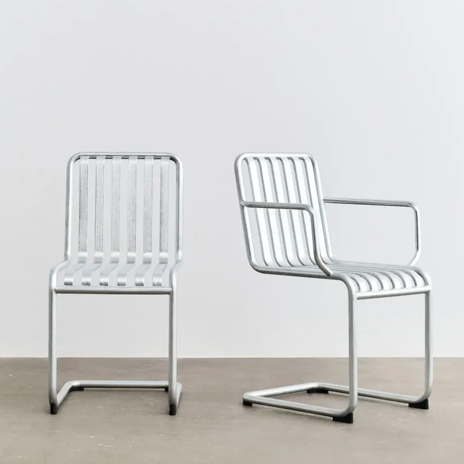 Silla Palissade Cantilever , Acero galvanizado en caliente