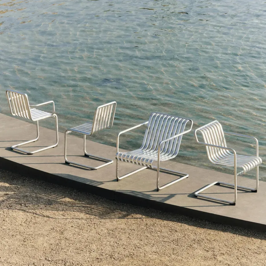 Silla Palissade Cantilever , Acero galvanizado en caliente