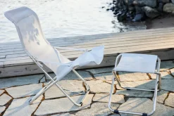 Silla para tomar el sol Fiesta, Blanco