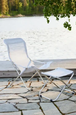 Silla para tomar el sol Fiesta, Blanco