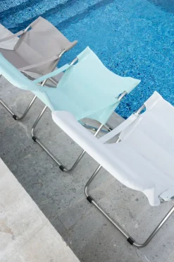 Silla para tomar el sol Fiesta, Blanco