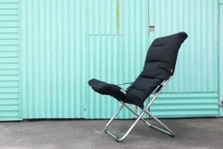 Silla para tomar el sol Fiesta Soft, Black