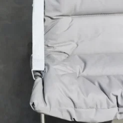 Silla para tomar el sol Fiesta Soft, Tela grey, estructura de aluminio