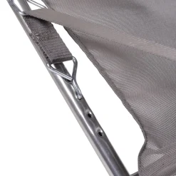 Silla para tomar el sol Fiesta, Tela continente, estructura de aluminio