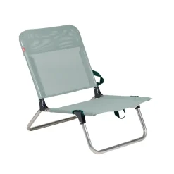 Silla para tomar el sol Quick, Sage green, estructura de aluminio