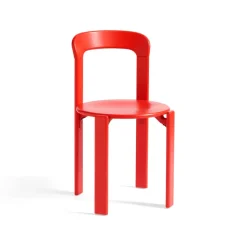 Silla Rey, rojo escarlata