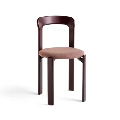 Silla Rey tapizada, Steelcut Trio 416 grape red