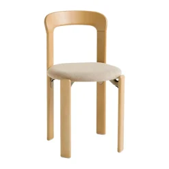 Silla Rey tapizada, tejido Steelcut Trio 213 golden