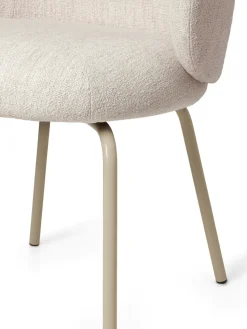 Silla Rico dining chair bouclé, Off-white-cashmere
