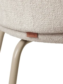 Silla Rico dining chair bouclé, Off-white-cashmere