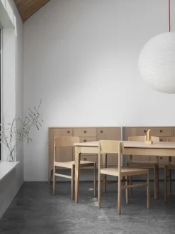 Silla Rod, Roble blanqueado con laca mate