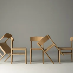 Silla Rod, Roble blanqueado con laca mate