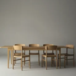 Silla Rod, Roble blanqueado con laca mate