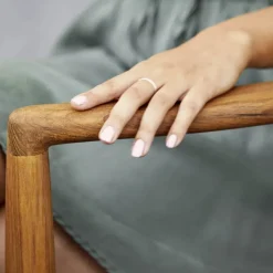 Silla Royal, Dark grey, teak