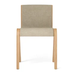 Silla tapizada Ready, Natural oak-Audo Bouclé 02