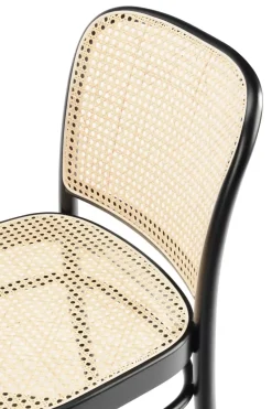 Silla Ton no.811 ratán, Coffee B4-asiento ratán New Rotting