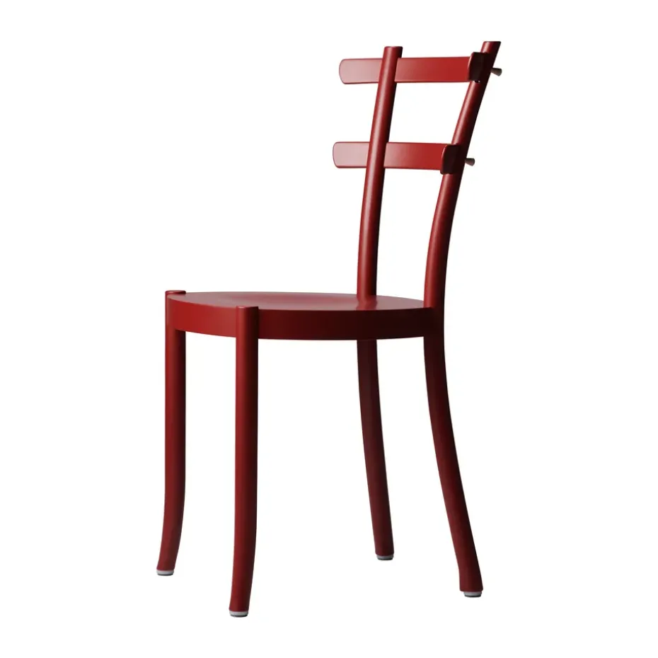 Silla Wood, Haya-teñido de rojo