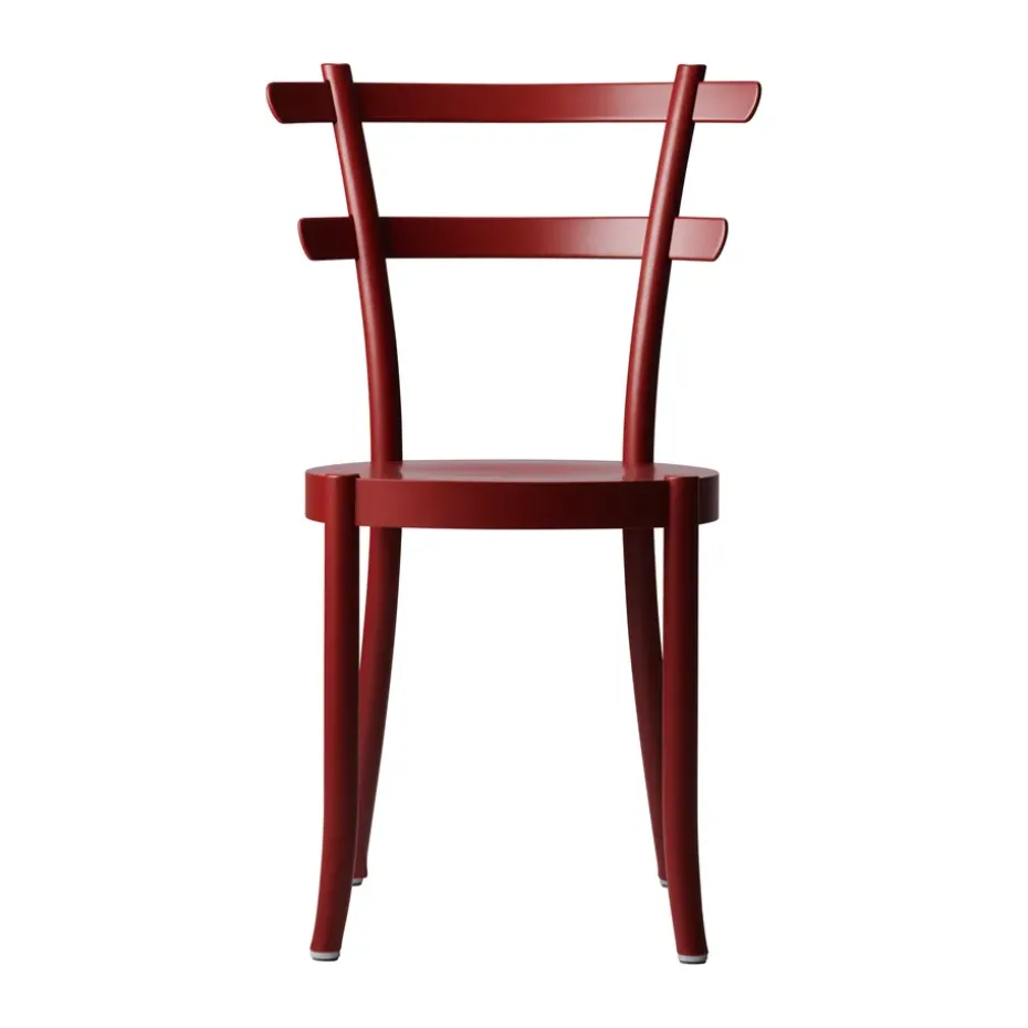 Silla Wood, Haya-teñido de rojo