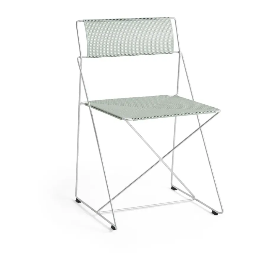 Silla X-Line Indoor Outdoor, Pale linden-galvanizado en caliente