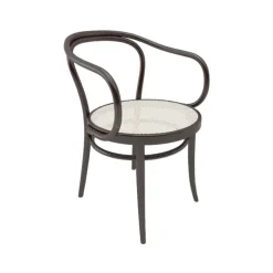 Sillón asiento de mimbre Ton no.30, Coffee B4-asiento ratán New Rotting