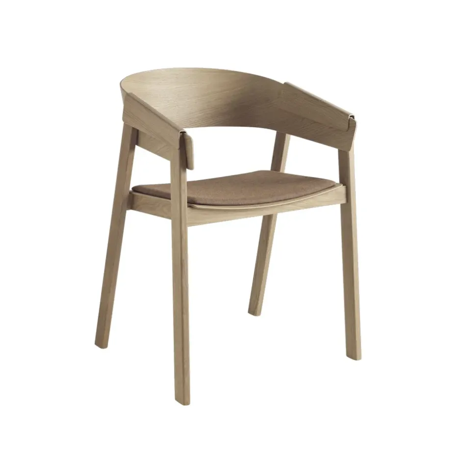 Sillón Cover asiento tapizado, Remix 252-oak