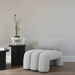 Sillón Foku Chair, Bouclé