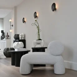 Sillón Foku Chair, Bouclé