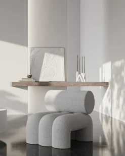 Sillón Foku Chair, Bouclé