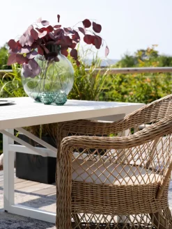 Sillón Kamomill con cojín de asiento y respaldo, Beige-arena