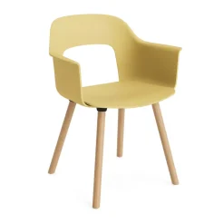 Sillón Layout Armchair 221 con reposabrazos, Biscotti-roble lacado