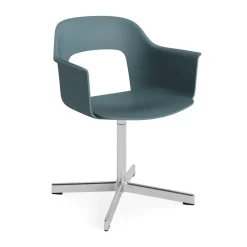Sillón Layout Armchair 231 silla de oficina, Ocean-aluminio pulido 4 star swivel base