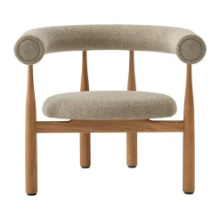 Sillón lounge Bukowski, Roble, Moss 17