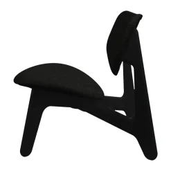 Sillón lounge Slab con asiento tapizado, Roble natural cepillado-Hallingdal 0180 CMHR