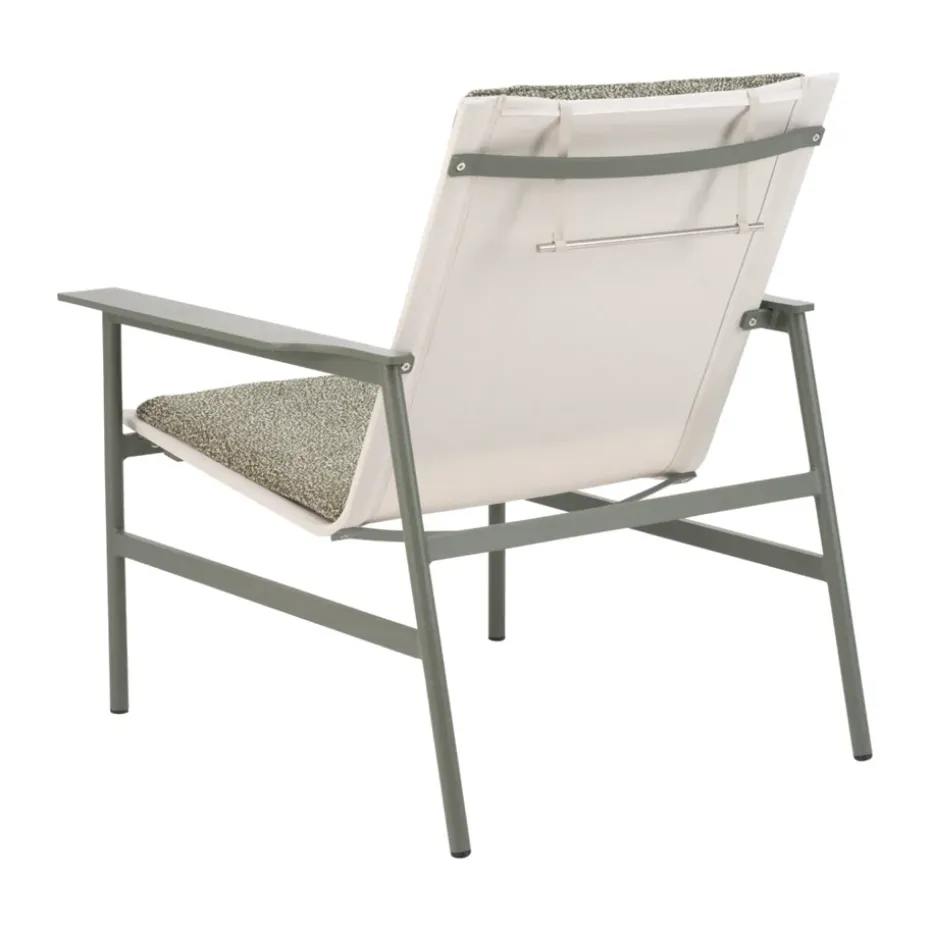 Sillón lounge Soro, Nordic green-teddy verde