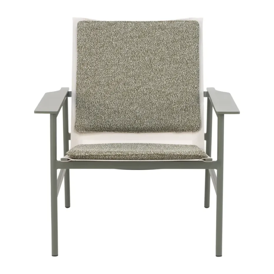 Sillón lounge Soro, Nordic green-teddy verde