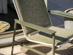 Sillón lounge Soro, Nordic green-teddy verde