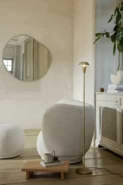 Sillón Rico boucle, Wool bouclé offwhite