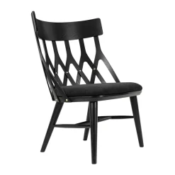 Sillón Y5, Barniz negro-cojín negro