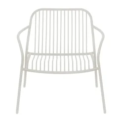 Sillón YUA WIRE lounge Chair, Silk grey